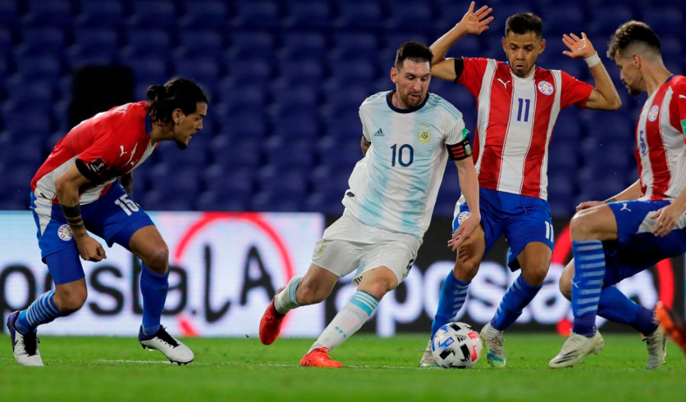Argentina y Paraguay empataron a 1 en la fecha 3 de las eliminatorias sudamericanas.