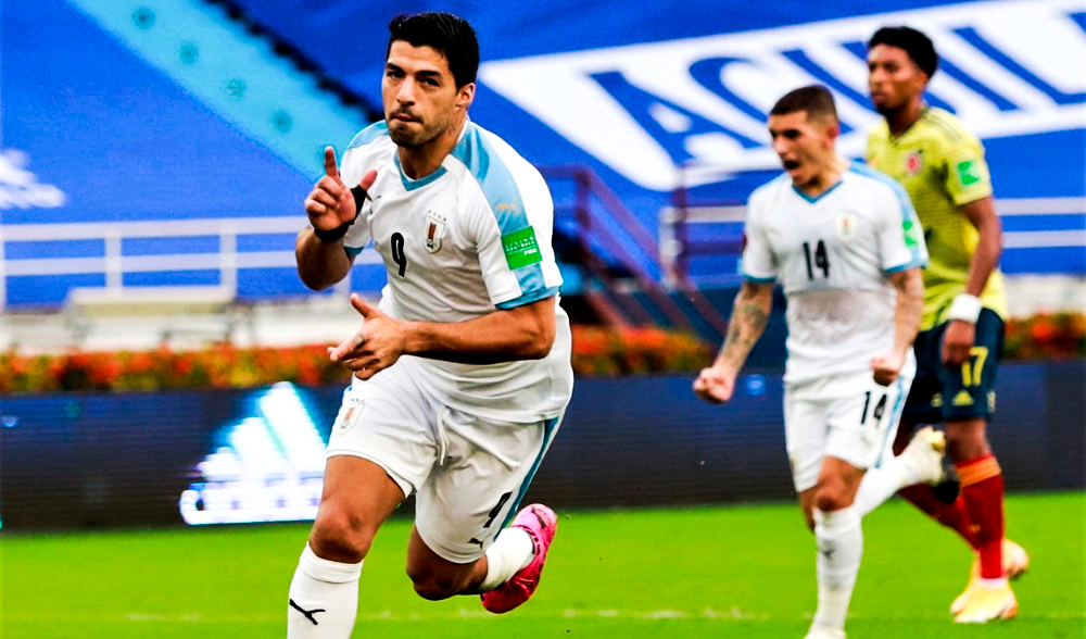 Uruguay logró su segunda victoria en las eliminatorias sudamericanas en su fecha 3