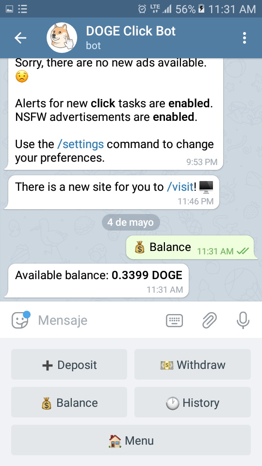 bot de telegram para ganar dinero 2021