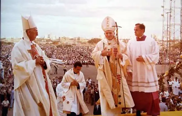 Juan Pablo II llegó a Venezuela 