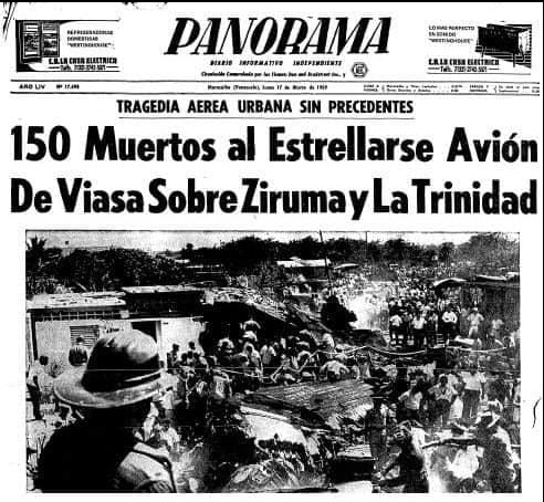 7 peores accidentes aéreos de Venezuela